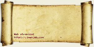 Jefimija Mioković vizit kartica